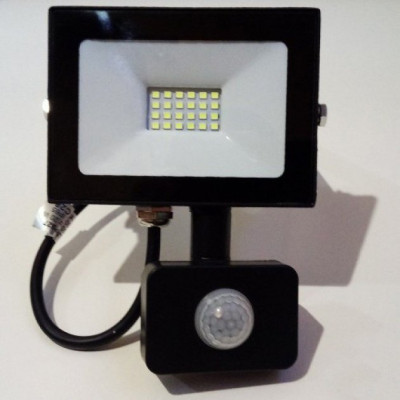 Прожектор LED-SP-50W 220В 4000lm 6000K угол 120 с датчиком движения