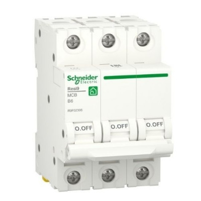 Автоматический выключатель 6kA 3P 10A В Schneider RESI9