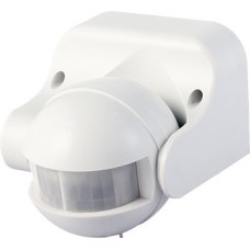 Датчик движения инфракрасный e.sensor.pir.09.white 180°, IP44 белый