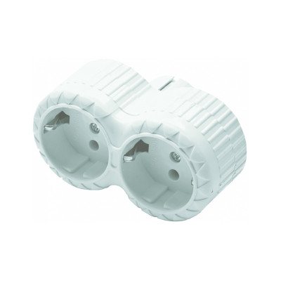 Двойная розетка 16A IP44 Papatya FAR F45