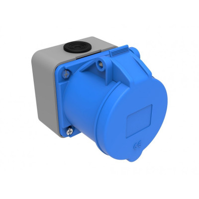 Розетка настенная 220V 3*32A полиамид IP44 Bemis BC1-3403-2510