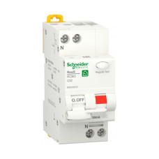 Дифференциальный автомат 1P+N 32A C 6 kA 30mA АC RESI9 Schneider