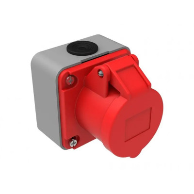Розетка настенная 380V 4*16A полиамид IP44 Bemis BC1-1504-2510