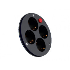 Розетка 4-гнезда для катушек 1/16А 220V BAK-5001-0000