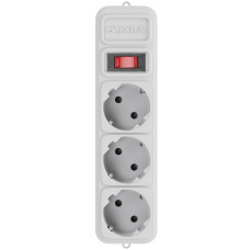 Удлинитель сетевой с тремя розетками 4.5 м Maxxter PS-3-15