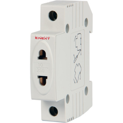 Розетка на DIN-рейку e.socket.stand.din, 230В