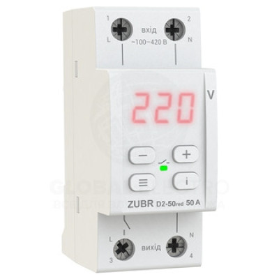 Защита от перенапряжения ZUBR D2-50