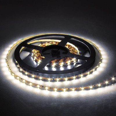 Светодиодная лента Feron LS606/ SANAN LED-RL 60SMD(5050)/m 14,4W/m 12V 5m*8*0.22mm теплый белый