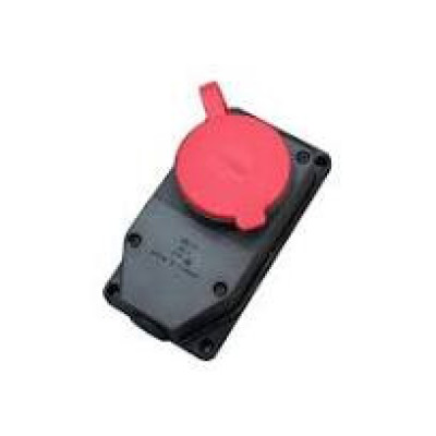 Розетка настенная BYES (каучук) 3*25 А IP55 (14) BY10-305