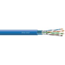 Кабель сетевой ,витая пара FTP 305m cat.5e CCA (25%) 4 pairs 0.51mm + Al foil + BLUE