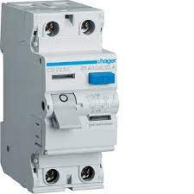Дифференциальное реле 2P, 6kA, 40A,30mA, A, Hager CDA240D