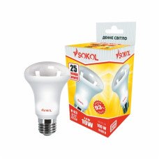 Светодиодная LED лампа гриб R63 AL 10W 220В E27 4100К Sokol