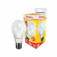 Светодиодная LED лампа A65 12W 220В E27 4100К Sokol