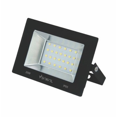Прожектор 20w 220В 1500lm 6500K IP65 LED-SLТ Sokol