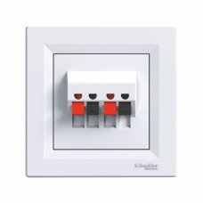 Аудиорозетка белая Schneider Asfora EPH5700121