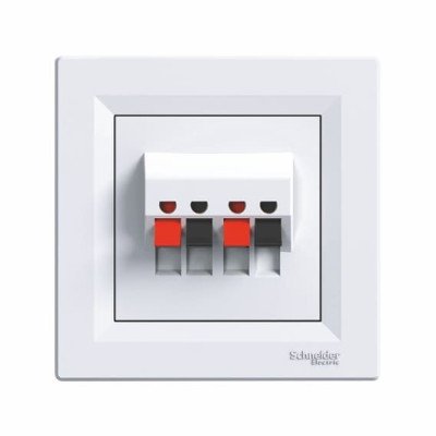 Аудиорозетка белая Schneider Asfora EPH5700121