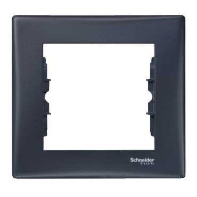 Рамка 1-местная горизонтальная графит Schneider SDN5800170