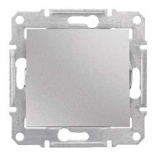 Выключатель 1-клавишный алюминий Schneider Sedna SDN0100160
