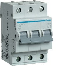 Автоматический выключатель 40А 3P С 6 кА MC340A Hager