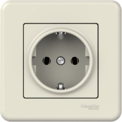 РОЗЕТКА ИЗ КОНТ. ЧТО С/ЗЕМ. КРЕМ. LEONA LNA2900123
