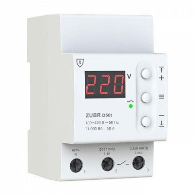 Защита от перенапряжения Zubr D50t