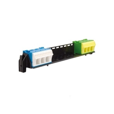 ДЕРЖАТЕЛЬ с клеммой.11*N+11*PE/3*N+3*PE Hager к щитам Volta 12 (14) мод VZ461