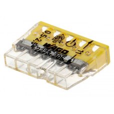 Клемма 5x2.5 прозрачная/желтая без пасты 2273-205 Wago Compact