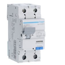 Дифференциальный автомат 1P+N B 20A 6 kA 30mA AD920J Hager