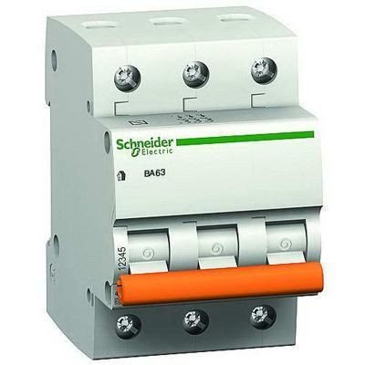 Автоматический выключатель 20А С 3Р ВА63 Schneider Electric