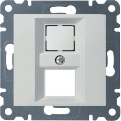 Панель подвійна для RJ12/RJ45 Lumina, біла