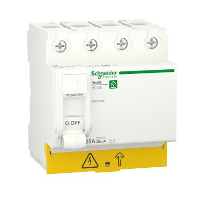 Реле ДИФ RESI9 4P 25A 30mA АС