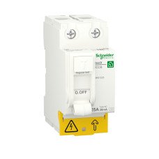 Дифференциальное реле 2P 25A 30mA АС RESI9 Schneider