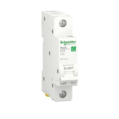 Автоматический выключатель 6kA 1P 25A C RESI9 Schneider