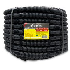 Гофротруба Sokol Standard с протяжкой d32 ПВХ