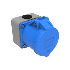 Розетка настенная 220V 3*32A полиамид IP44 Bemis BC1-3403-2510