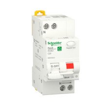 Дифференциальный автомат 1P+N 20A C 6 kA 30mA АC RESI9 Schneider