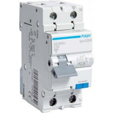 Автоматический выключатель 1P+N 4.5kA C-20A 30mA AC Hager
