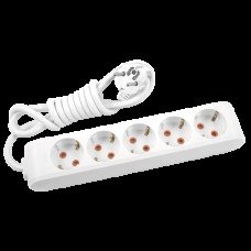 Удлинитель 3м пять гнезд с заземлением  Viko MULTI-LET 90114503