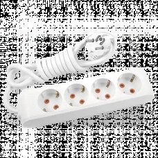 Удлинитель 5м четыре гнезда с заземлением  Viko MULTI-LET 90114405
