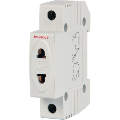Розетка на DIN-рейку e.socket.stand.din, 230В