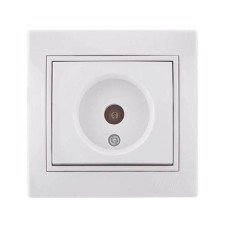 Розетка ТВ конечная Lezard MIRA 701-0202-130 цвет белый