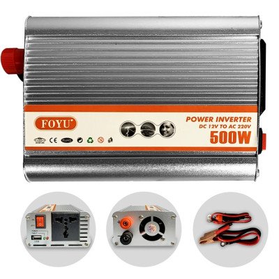 Преобразователь напряжения FOYU FO-Q012 500 Ватт инвертор 500W с модифицированным синусом