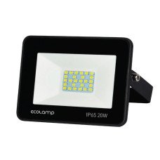 Светодиодный LED прожектор ECOLAMP 20W 1800lm 6500K IP65 (ЕL_206500)
