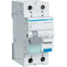 Дифференциальный автомат Hager ADA970D  ДАВ 1P+N 6kA C-20A 30mA A