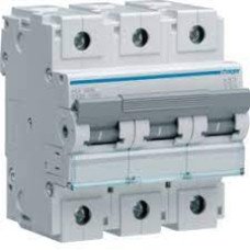 Автоматический выключатель HLF399S, 125 А, 3п, C, 10 кА HAGER